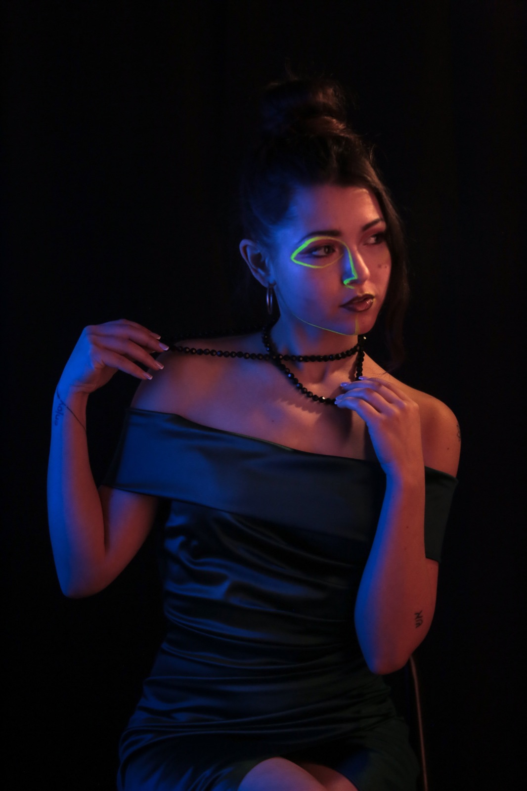 Aleksandra in studio, ritratto