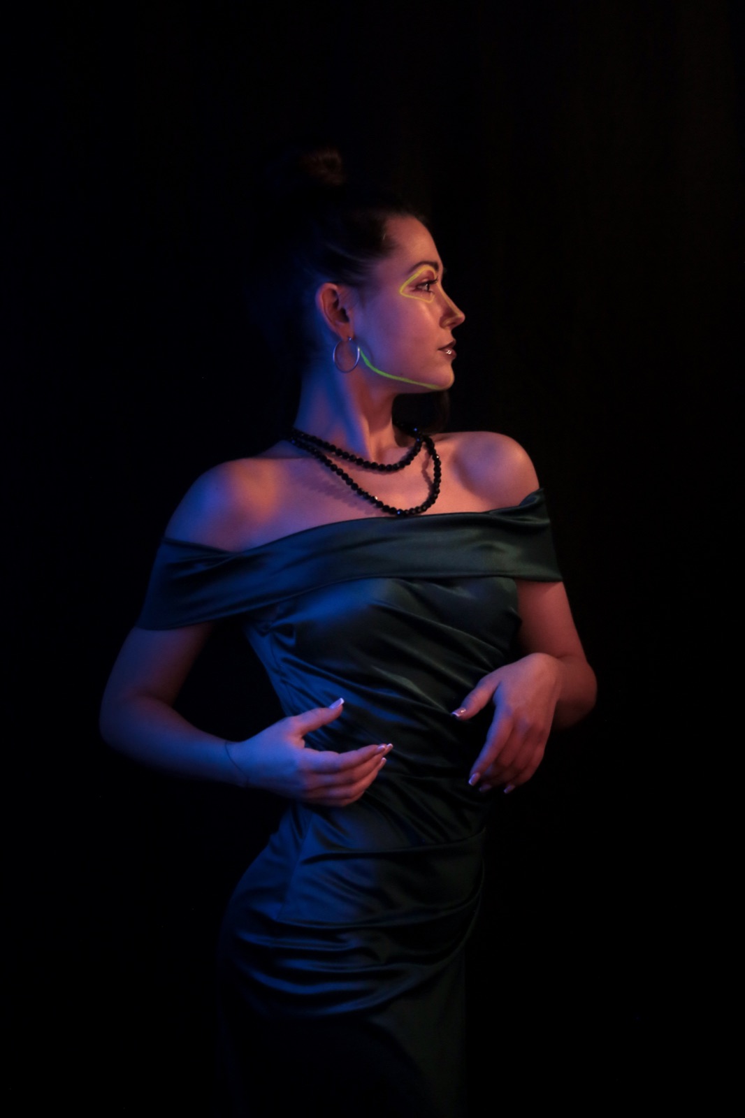 Aleksandra in studio, ritratto