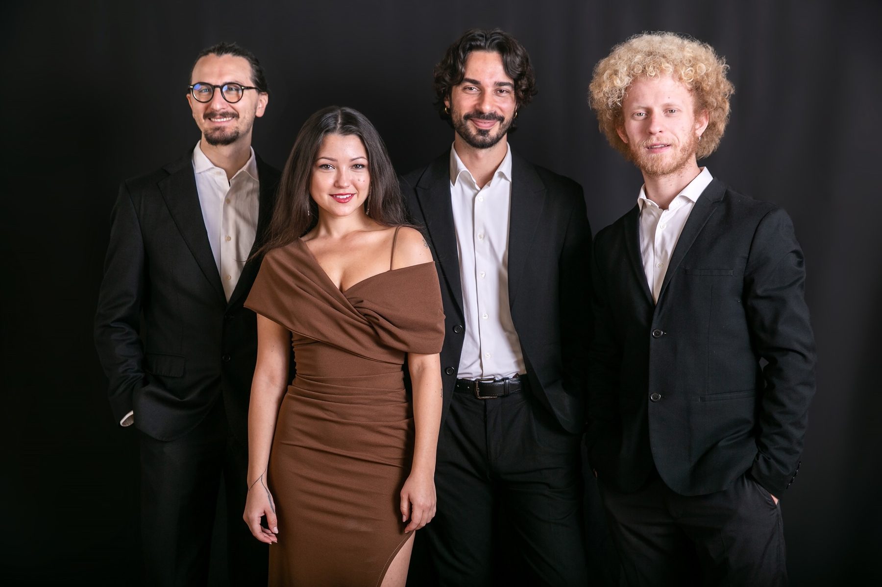 Quartetto jazz, foto di gruppo