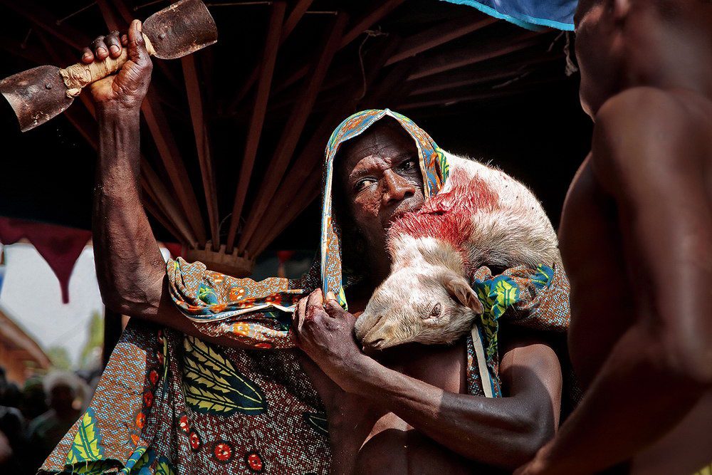 Rituale con offerta, Benin